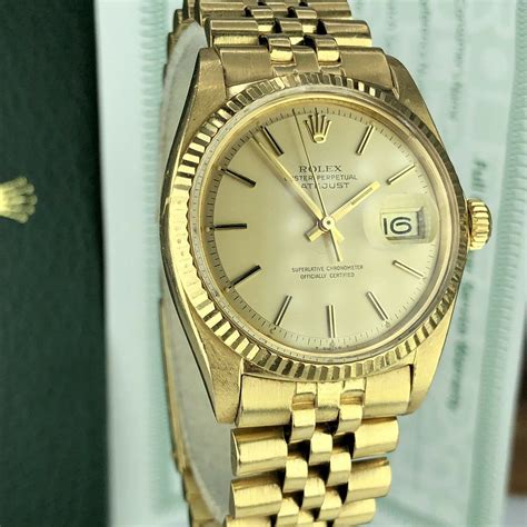 18k gold datejust rolex|rolex datejust 18k gold 36mm.